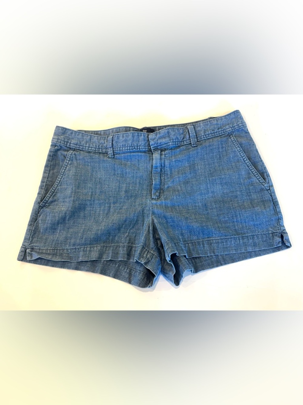 GAP Women's Light Blue Denim-Style Casual Shorts
